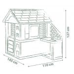 SMOBY LIFE NATURE PLAYHOUSE + KITCHEN 7600810739 - Image 6