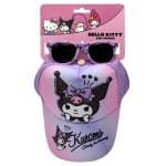 HELLO KITTY KUROMI CAP AND SUNGLASSES SET 2200010489