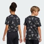 ADIDAS LOGO ALLOVER TEE JC7749 - Image 6