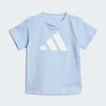 ADIDAS BIG LOGO INFANT TEE SET JC9641 - Image 2