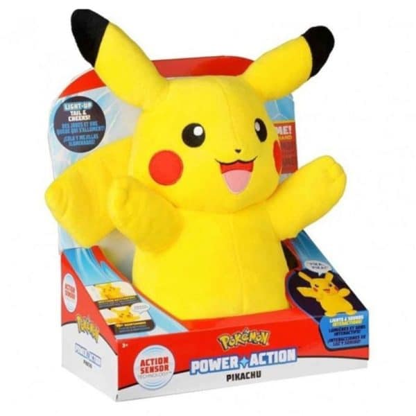 POKEMON –  PLUSH PIKACHU POWER ACTION 25CM JW004185