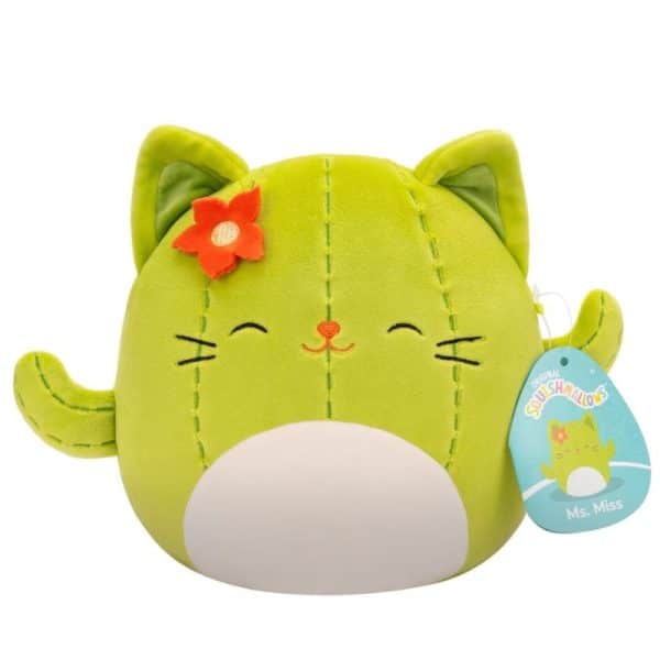 SQUISHMALLOWS LITTLE PLUSH MS MISS CACTUS CAT 19CM SQCR06594