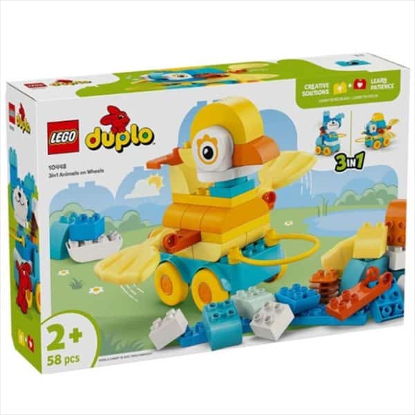 LEGO 10448 DUPLO - 3IN1 WILD ANIMAL ON WHEELS