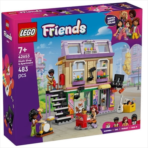 LEGO 42653 FRIENDS -  MUSIC STORE  APARTMENT