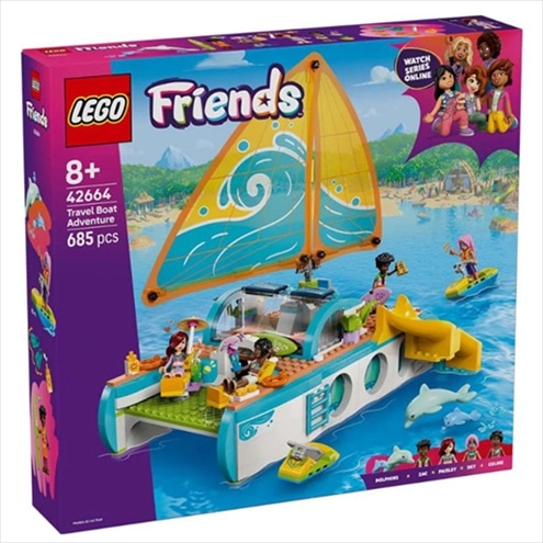 LEGO 42664 FRIENDS - TRAVEL BOAT ADVENTURE