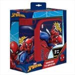SPIDERMAN LUNCH BOX 800ML - ALUMINIUM WATER BOTTLE SET 508538