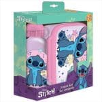 DISNEY STITCH  LUNCH BOX 800ML - ALUMINIUM WATER BOTTLE SET 564929
