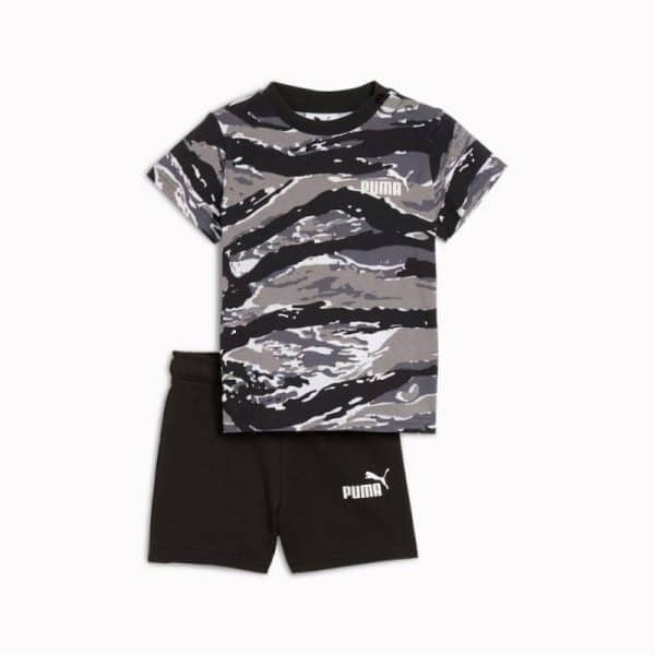 PUMA MINICATS ESS CAMO TEE AND SHORTS SET INFANT 686287