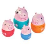TOMY TOOMIES BABY TODDLER BATH TOY PEPPA PIG NESTING FAMILY 1000-73526 - Image 2