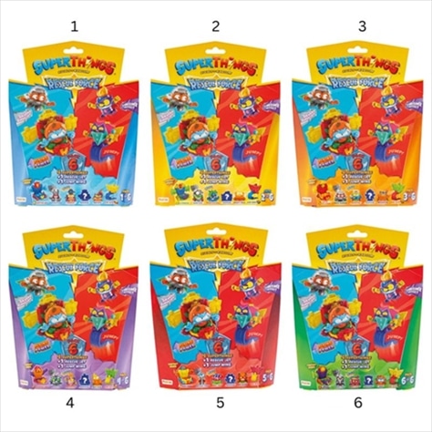 SUPERTHINGS RESCUE FORCE BLISTER PACK 6 FIGURES 1013-61607