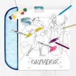 DRAWING GIGA BLOCK 6IN1 THE TWELVE GODS OF OLYMPUS 1023-62728 - Image 3