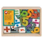 MAGNETIC BOX - WOODEN MAGNETIC NUMBERS 1029-64051
