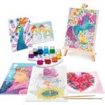WORKSHOP PAINTING WATERCOLOR PAINTS PAINTING SET WITH WOODEN EASEL 1038-11025 - Image 4