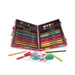 UNICORN DELUXE CASE WITH 50 DRAWING ACCESSORIES MY WORLD 11038-82053 - Image 2