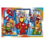 CLEMENTONI PUZZLE 2X20 + 2X60 SUPER COLOR MARVEL SUPERHERO 24769 - Image 3