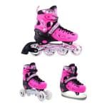 ADJUSTABLE KIDS INLINE/ROLLER SKATES/ICE SKATES 10305RIS