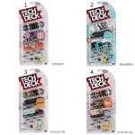 TECH DECK FINGER SKATES 4PACK 099868
