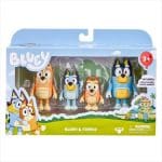 BLUEY FIGURES 4 PACK FAMILY SOLID BLY13009
