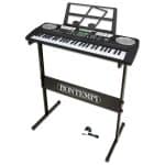 BONTEMPI 54 KEYS KEYBOARD WITH LCD DISPLAY AND LEGS 16 5425 - Image 2