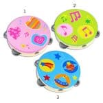 BONTEMPI WOODEN TAMBOURINE 18CM 56 1810 - Image 2