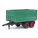 BRUDER TANDEMAXLE TIPPING TRAILER 02010