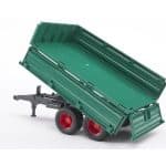 BRUDER TANDEMAXLE TIPPING TRAILER 02010 - Image 2