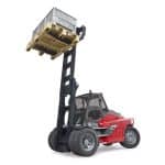 BRUDER LINDE HT160 WITH PALLET AND 3 CAGES 02513 - Image 2