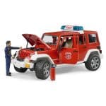 BRUDER JEEP WRANGLER UNLIMITED RUBICON FIRE DEPARTMENT 002528 - Image 3