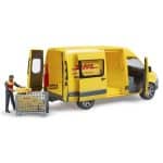 BRUDER MB SPRINTER DHL WITH DRIVER ITEM 02671 - Image 3
