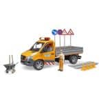 BRUDER 02677 MERCEDES BENZ SPRINTER MUNICIPAL VEHICLE WITH DRIVER AND ACCESORIES - Image 2