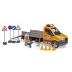 BRUDER 02677 MERCEDES BENZ SPRINTER MUNICIPAL VEHICLE WITH DRIVER AND ACCESORIES - Image 4