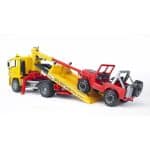 BRUDER MAN TGA BREAKDOWN TRUCK WITH CROSS COUNTRY VEHICLE 02750 - Image 2
