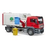 BRUDER MAN TGS SIDE LOADING GARBAGE TRUCK 03761 - Image 2