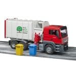 BRUDER MAN TGS SIDE LOADING GARBAGE TRUCK 03761 - Image 5