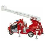 BRUDER 02673 MB SPRINTER FIRE SERVICE WITH TURNTABLE LADDER, PUMP AND LIGHT SOUND MODULE *D* - Image 2