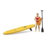 BRUDER BRUDER LIFEGUARD WITH STAND-UP PADDLE 62785 - Image 2