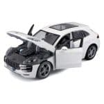 BBURAGO 1/24 PLUS-PORCHE MACAN  WHITE 18/21077 - Image 2