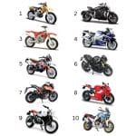 BBURAGO 1/18 MOTOR CYCLE DISPENSER 18/32089