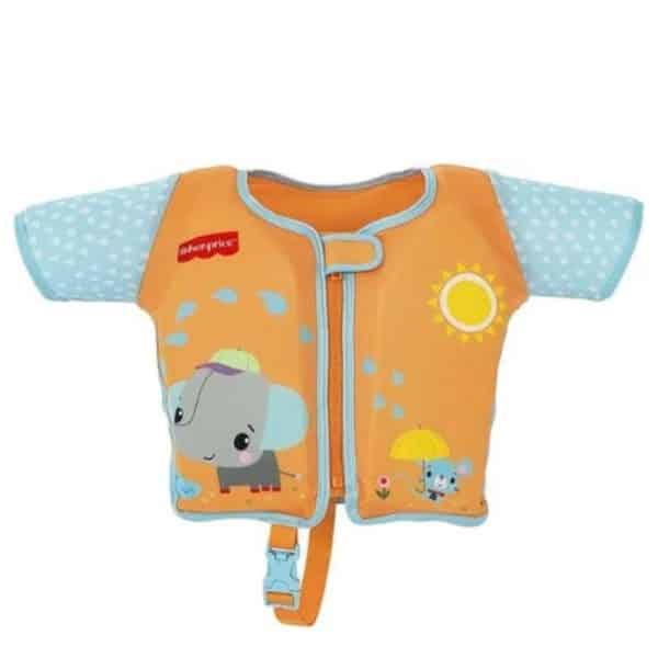 BESTWAY FISHER PRICE SWIM VEST WITH SLEEVES S/M  BW93564