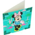 CRAFT BUDDY CARD CRYSTAL ART MINNIE ON HOLIDAY 18X18CM DNY807 - Image 2