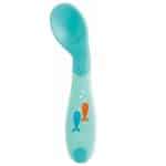 CHICCO BABY SILICONE SPOON SOFT MINT F01-16100-20 - Image 2