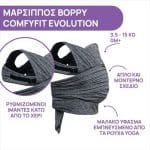 CHICCO BOPPY COMFY FIT EVOLUTION BABY CARRIER 3.5-15KG GREY 15-79953-47 - Image 2