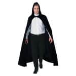 BIG BLACK HOODED CAPE - ADULTS 5007