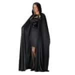 BIG BLACK HOODED CAPE - ADULTS 5007 - Image 2
