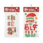 XMAS WALL DECOR STICKERS 19x19CM 5719