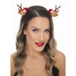 XMAS REINDEER HAIRCLIPS 3ASST 7CM - Image 2