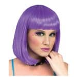 WIG BOB STYLE PURPLE GLOW IN THE DARK 9303