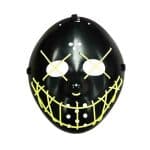 SERIAL KILLER MASK - GLOW BLACK 9609