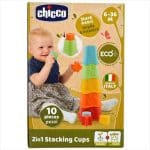 CHICCO ECO + STACKABLE CUPS 2IN1 Y02-09373-10