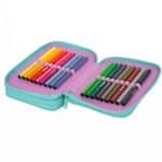 COOLPACK JUMBER 2 DOUBLE DECRER PENCIL CASE WITH EQUIPMENT HAPPY DONUTS F066665 - Image 2